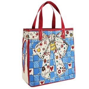 Brighton Love Sparkle Large Canvas Tote Dog Cat Hearts 14.5" h x 15" w x…